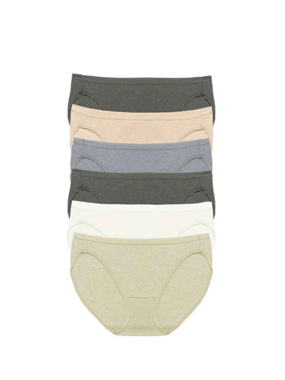 Felina Organic Cotton Stretch Organic Cotton Bikini 6-Pack New M - Picture 3 of 8